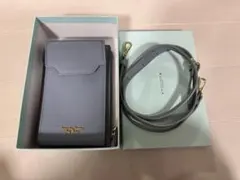 スマホショルダーバッグ ブルー