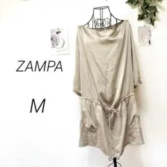 12335 ZAMPA ザンパ チュニックワンピース M 無地 カジュアルのサムネイル