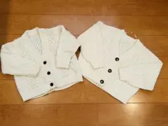 GU アイボリー カーディガン 120.１３０セット