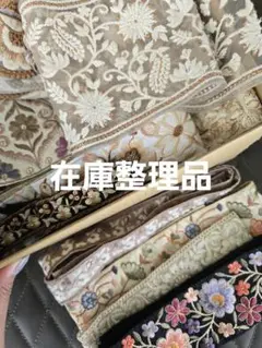 【タイムセール中】インド刺繍リボン 大特価/人気商品 画像全部