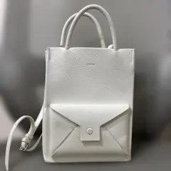 ADD CULUMN ショルダーバッグ ホワイト