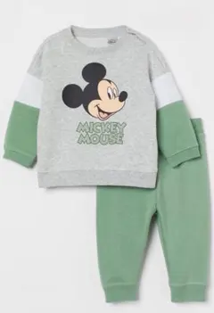ミッキーマウス スウェットシャツとパンツセット