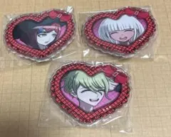 ニューダンガンロンパV3 テレ顔 ハート缶バッジ　夢野秘密子　１点 ニューダンガンロンパV3 テレ顔 ハート缶バッジ 夢野秘密子 1点