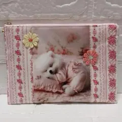 パネル生地 限定パネル うさぎ 猫 フラットポーチ ハンドメイド - メルカリ