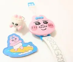 おぱんちゅうさぎ グッズ3点セット マスコットウォッチ マグネット キーチェーン