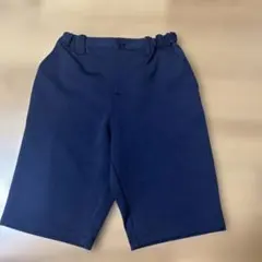 今日だけ値下げ☆コムサイズム　紺ストレッチポンチ グルカハーフパンツ130㎝