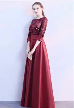 DRESS PRODUCTION ブラウンロングドレス - メルカリ