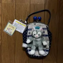 ジェラトーニ ぬいぐるみ付き がま口ポーチ マリンデザイン＋ヘアーゴム