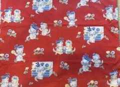 ヴィンテージ　ファブリック　5ペニーキャット