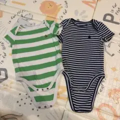 GAP 半袖ロンパース2点セット