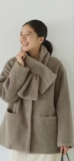 「これさえあればの1枚に」こだわり襟のショート丈コート 北欧暮らしの道具店 北欧暮らしの道具店 こだわり襟のショート丈コート これさえあればの