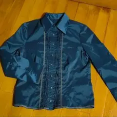 【美品】伊太利屋　長袖ブラウス　11サイズ