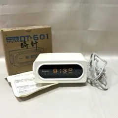 Sankyo DT-601 置時計 ホワイト Sankyo DT-601 置時計 ホワイト