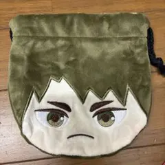 ハイキュー!! ふわふわフェイス巾着2 牛島若利