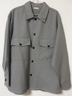 GU CPOシャツ 千鳥格子柄