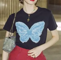 jouetie バタフライtシャツ ミニT