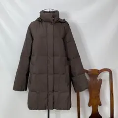 N0002【チョコブラウン9号サイズ】allegri ITALY ダウンコートのサムネイル