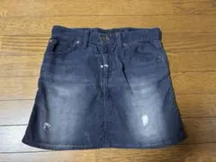 Lee ダメージ加工 ミニスカート XS