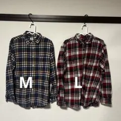 UNIQLO長袖シャツ2枚セット