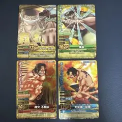ポートガス・D・エース シークレット エドワード・ニューゲート SR 各4