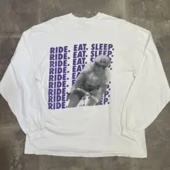 90s ヘインズ　ヴィンテージ　tシャツ ロンt ホワイト　レギュラー　白