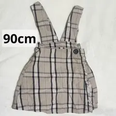 après les cours 3wayチェック柄ワンピース 90cm