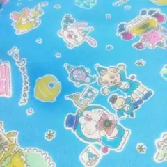 I'm Doraemon 生地 ライトブルー115cm✕50cm（ジャスト）
