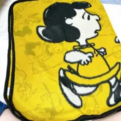 美品✨スヌーピー PEANUTS ブランケット 膝掛け 毛布 フリース