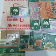 이치방쿠지 MOS BURGER モスバーガー G賞 F賞 E賞 7点セット