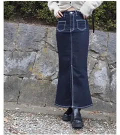 LAULEN マーメイドデニムスカート