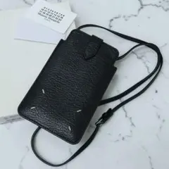 極美品✨ メゾンマルジェラ レザー ネックポーチ ショルダーバッグ