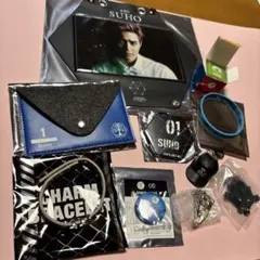 EXO スホ SUHO ウォールポケット　缶バッジ　ブレスレット　チャーム