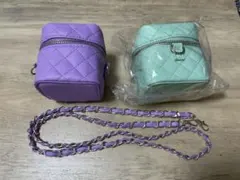 キルティングチェーンショルダーバック