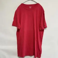 US古着 モッシモ サプライ Tシャツ M レッド 無地 フェードカラー 半袖Tのサムネイル