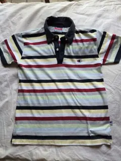 Champion ポロシャツ マルチボーダー Ｍサイズ