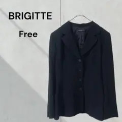 ブリジット テーラードジャケット ベーシック 黒 きれいめ　オフィス　通勤