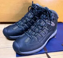 最終値下S美品クラークストレッキングシューズレザー靴登山ハイキングJP27.5