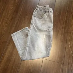 グレーのカジュアルパンツ 120cm