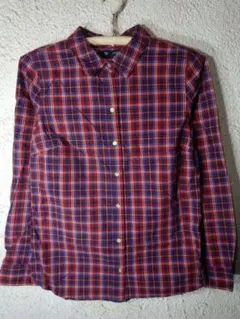 o8522　Gap　ギャップ　長袖　チェック　デザイン　シャツ　人気