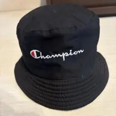 Champion バケットハット リバーシブル ブラック ベージュのサムネイル