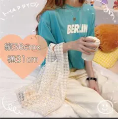 ★トートバッグ★　オーガンジー　シースルー　チュール　花柄　刺繍　エコバッグ　鞄