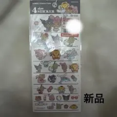 日焼け　サンリオキャラクター　4サイズステッカー　キティ　クロミ　マイメロ