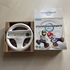 任天堂 Wiiハンドル マリオカート 箱 説明書付き