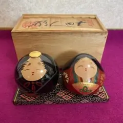 大内人形　雛人形セット　木箱入り
