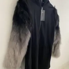 新品未使用　ZARA フェイクファースリーブ　アウター