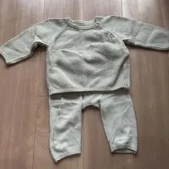 H&M オーガニックコットン ニットセットアップ 4-6ヶ月 68