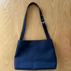 希少】アニエスべー ワンショルダーバッグ レザー ブラック 巾着