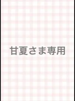 甘夏さま専用
