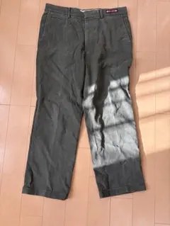 オリーブグリーン ワークパンツ ストレート