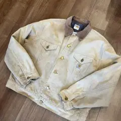 【希少 鬼フェード】Carhartt トラッカージャケットL相当 襤褸 希少 鬼フェード】Carhartt トラッカージャケットL相当 - メルカリ